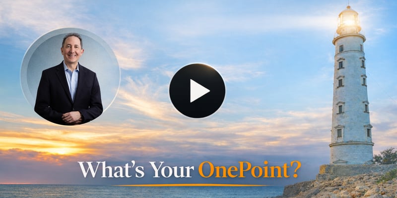 What’s Your OnePoint? | Peter Boockvar