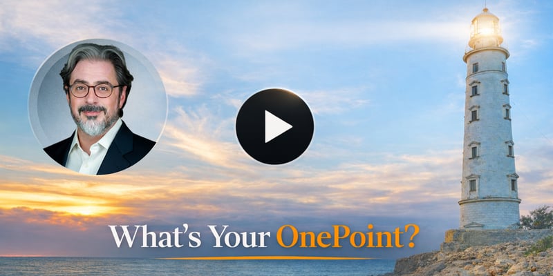 What’s Your OnePoint? | Anthony Holden