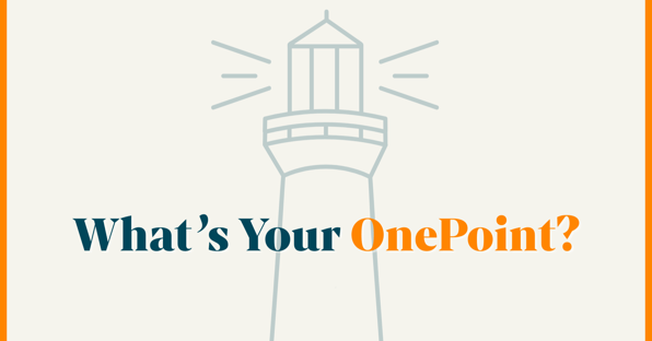 What’s Your OnePoint? | Mark Feldman