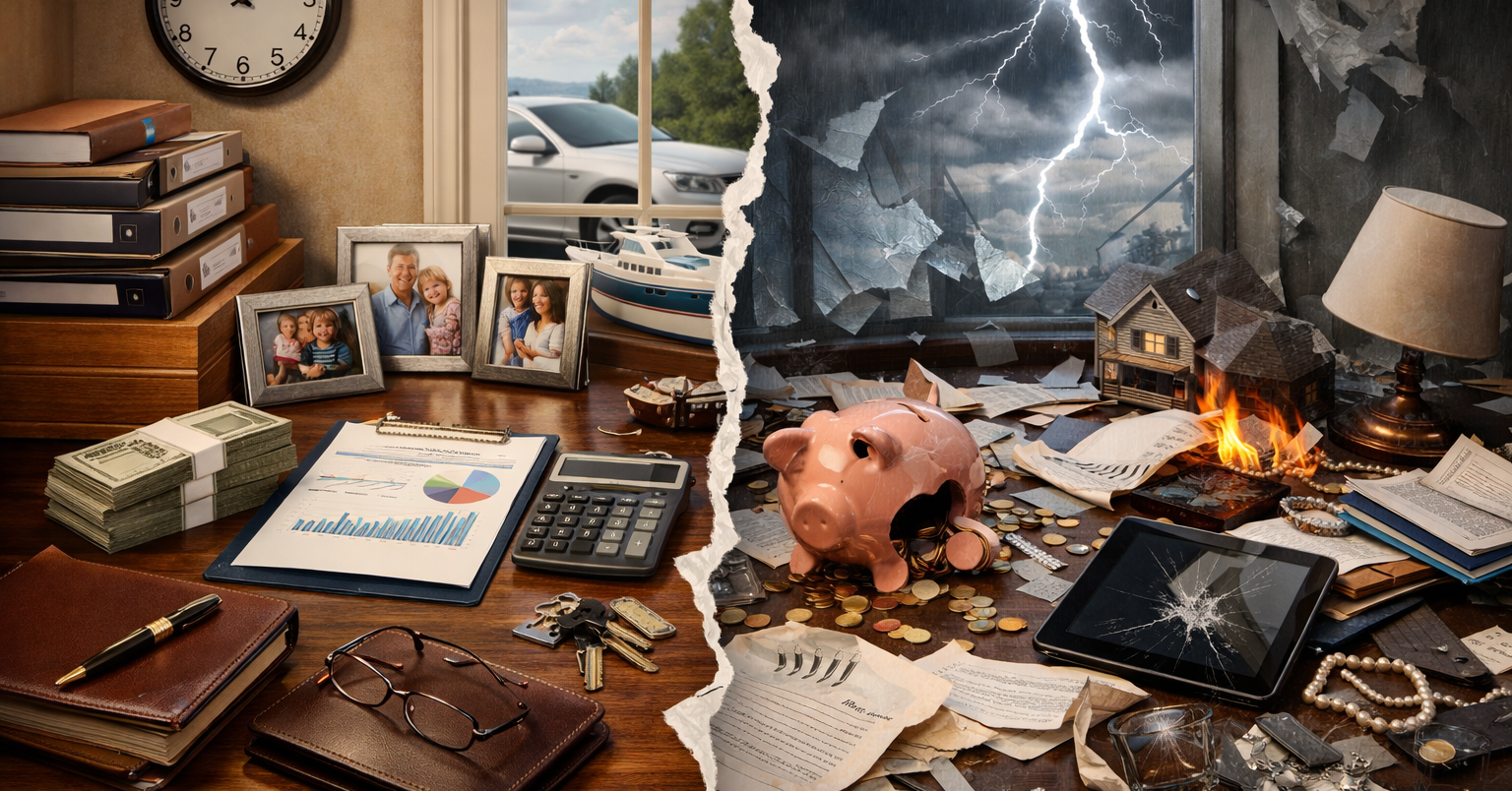 The Illusion of Financial Organization in High-Net-Worth Families