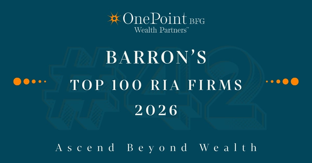 OnePoint BFG named to Barron's Top 100 RIA Firms 2025
